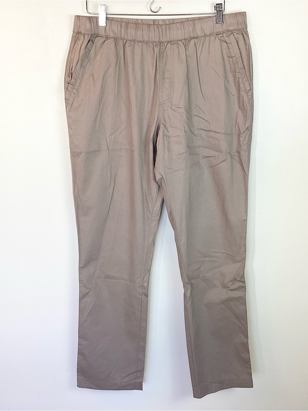 NWT Pact Men’s Organic Cotton Daily Twill Midweight Pant - Tan - L